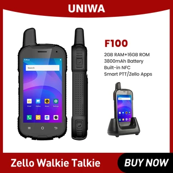 UNIWA F100 GPS, NFC 4G Zello Walkie Talkie Phpne Android 10 Rádio S Telefónne Hovory 4 palcový IPS Dotykový Displej