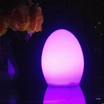 Romantický Vajcia Tabuľka LED Žiarovky Diaľkové Ovládanie Multi Farby Vnútorné Spálňa Bar, Jedáleň, Vonkajšie Dekorácie LED Svetlo Vajcia