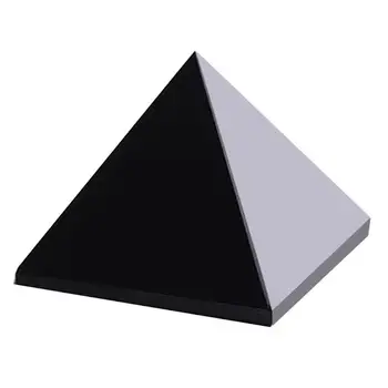 Obsidian Pyramída, Obývacia Izba, Prírodný Krištáľ Kameň Obsidian Pyramídy Ozdoby CO