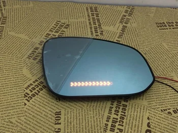 Zozadu Modrá Zrkadlo Led Zase Signál Vykurovanie Blind Spot Monitor pre Volkswagen Sportsvan 15,2 ks