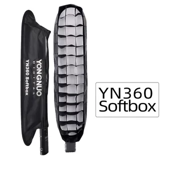 Yongnuo LED Vyplniť Svetla Mäkké Box Obdĺžnik Honeycomb Mriežky Softbox Pre YN360 YN360III YN360III Pro