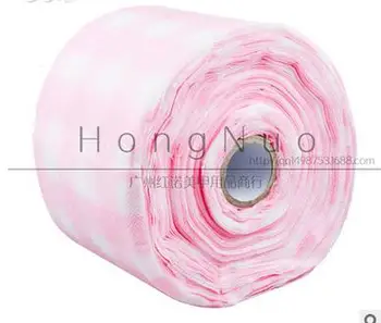 30 metrov Non-tkané roll uterák polish remover bavlna bavlnené rukavice mimo kozmetické bavlna papier mäkký uterák, čína
