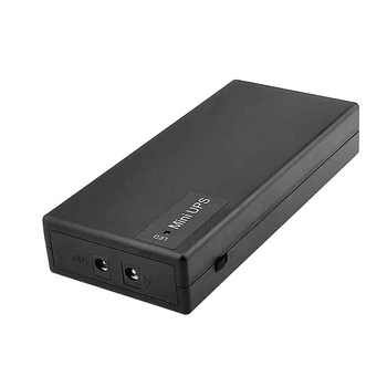Zdroje nepretržitého / stáleho Napájania Mini UPS 5V 2A Black 12000Mah Záložnej Batérie Pre CCTV&Wifi Router Núdzové Zásobovanie