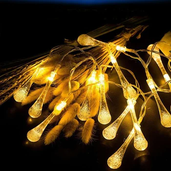 20Pcs Veselé Vianoce LED Žiarovky kvapky Svetlá pre Strán Nový Rok Dekor Dovolenku Svetlo Domov Záhradné Dekorácie