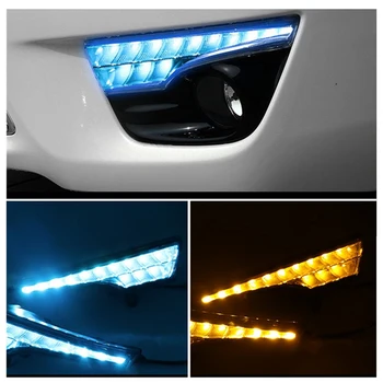 Auto Upravené Svetlá pre Denné svietenie LED Svetlá pre Denné svietenie Predné Hmlové Svetlá Trikolóra Pre Nissan Teana roky 2013-2015