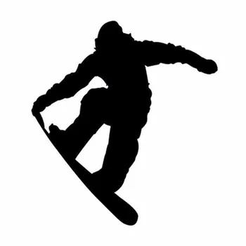 Dawasaru Zábavné Skákanie Lyžovanie Snowboarder Auto Nálepky Osobné Kotúča, Motocykel, Auto Doplnky, Dekorácie, PVC,13 cm*12 cm