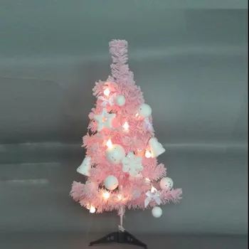 60 cm 90 cm snehu ružová šifrovanie stromčekom balíčky Nový Rok darčeky, Vianočné rodinný hotel office dekorácie