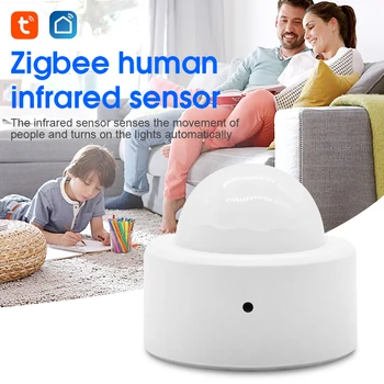 Tuya Zigbee3.0 Pohybu PIR Senzor Detektora Ľudského Tela, Pohybu Senzora Bezdrôtového Smart Home Security S Bránou Alexa Domovská stránka Google