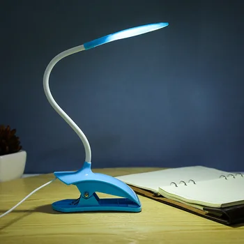 Strana USB Klip Lampa LED Módnych Domov Spálňa Tabuľky Čítanie Písanie Svetla, za Stôl Postele Čelo postele Deti Vianočný Darček