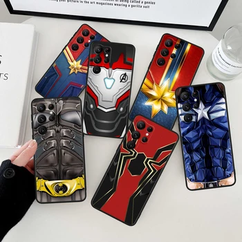 Avengers Hrdina Marvel Logo Black Telefón puzdro Pre Samsung Galaxy S22 S23 S21 S20 FE Ultra Pro Lite S10 S10E S9 Plus 5G