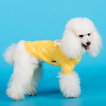 Roztomilý Oblečenie Pre Psy, Jar Leto Cartoon Bavlna Pet Oblečenie Pre Malé Stredné Psa Bundy Tričko Šteňa Kostým Čivava, Domáce Zvieratá Tričko