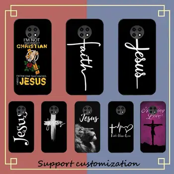 Viery Kresťanskej Náboženskej Ježiš Telefón puzdro pre Samsung S20 lite S21 S10 S9 plus pre Redmi Note8 9pro pre Huawei Y6 kryt