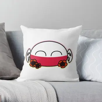 Lil Polandball Tlač Hodiť Vankúš Hotel Office Home Soft Dekoratívne Gauč Svadobné Móda Anime Vankúše nezahŕňa