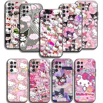 Kuromi Hello Kitty Telefón Prípadoch Pre Samsung Galaxy S22 Plus S20 S20 FE S20 Lite S20 Ultra S21 S21 FE S21 Plus Ultra Prípadoch