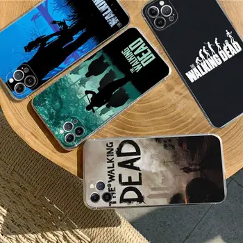Walking Dead Telefón puzdro Pre iPhone XR X XS Max 14 13 Pro Max 11 12 Mini 6 7 8 plus SE 2020 Tlač Kryt