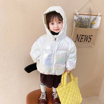 2021 Nové Dievčenské Bundy Zimné Parkas Vrchné Oblečenie Baby Chlapci Coats Teplé Nepremokavé Kabát Topy Detské Oblečenie Bežné Deti Oblečenie