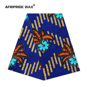 Nové afrike tlačiť celý predaj batik bavlnená tkanina AFRIPRIDE 100% vysoko kvalitnej bavlny ankara tlač na šaty opony A18F0718