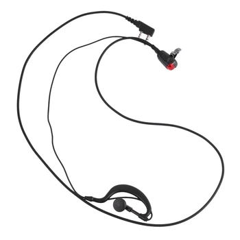 2 Pin G Tvar Slúchadlo Headset Mikrofón Pre obojsmerné Rádiové Bezpečnosti Walkie Talkie Rádio Kenwood BAOFENG