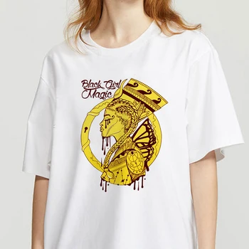 Veľká Vlna Estetické T-Shirt Ženy Tumblr 90. rokov Módne Graphic Tee Roztomilý T Košele Krásu v olejové farby Letné Topy Žena