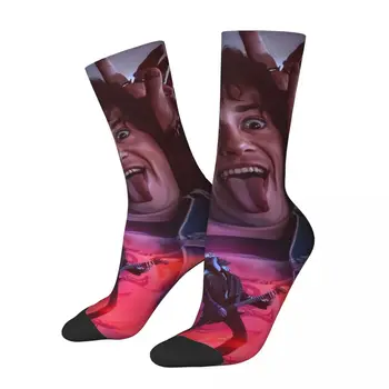 Eddie Munson Zvláštnejšie Veci Šnúrkou Ponožky Nakupovanie Puzdro 3D Tlač Batoh Chlapec Dievčatá Polovici teľa ponožky