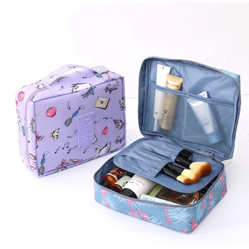 Multifunkčné Cestovná Kozmetická Taška Neceser Ženy make-up Tašky na toaletné Potreby Organizátor Nepremokavé Žena Skladovanie tvoria Prípady