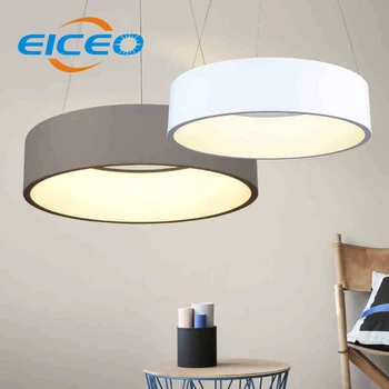 (EICEO) Hotel, Kaviareň LED Luster Obývacia Izba, Spálňa Osvetlenie Atmosféru Tvorivej Trojuholník Svetla Prívesok Lampa 45 cm 60 cm