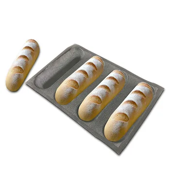Boussac Značky Domácnosti Silikónové Hot Dog Chlieb Plesní, Nám Amazon Hot Predaj Lightning Lístkového Mat