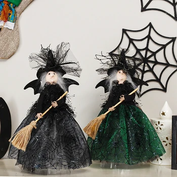 Halloween Dekorácie Ghost Festival Čarodejnice Bábika Tree Top Star Ploche Dekorácie Doll Ozdoby Strašidelný Dom Zdobia Rekvizity