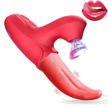 10 Často Lízanie Klitorálny Stimulátor Vákuového Sania G-spot Masáž, Orálny Sex Bradavky Med Fazuľa Stimulácia Sextoy pre Ženy