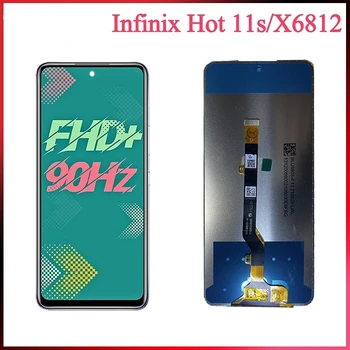 Infinix Hot 11s X6812 LCD Displej Dotykovej Obrazovky Montáž DigitizeReplacement Časti
