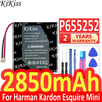 KiKiss 2850mAh Batérie P655252 pre Harman/Kardon Esquire Mini Reproduktor Reproduktor Batérie + Bezplatné Nástroje