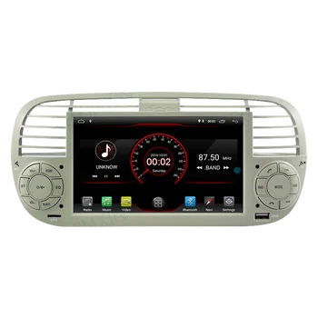 Pre Fiat 500 2007-2014 Android 9.0 Carplay Rádio Prehrávač Auta GPS Navigácie základnú Jednotku Auto Stereo WIFI DSP BT