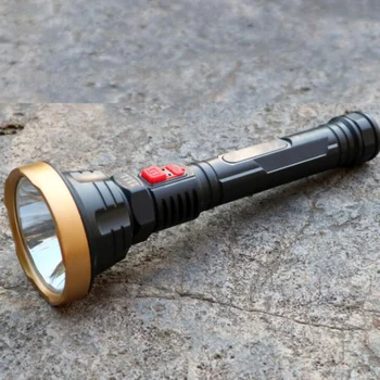 Vysoko Výkonné LED Baterka Bleskové Svetlo, Pochodeň USB nabíjateľné dlhé Čítanie Taktické Lanterna klassiker pre rybolov, poľovníctvo