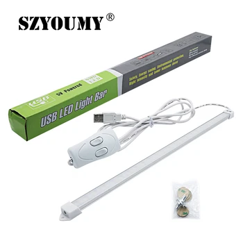 SZYOUMY 3 Farby LED USB DC 5V, Neohybné, Bar svetla Premenlivá / Spínača 2835 48 SMD Led White/Príroda Biela/Teplá Biela