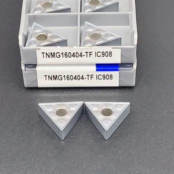 TNMG160404/08 TF IC907/IC908 trojuholník otočných karbidu vložky, vysoko kvalitné kovové nástroje na sústruženie, sústružnícke nástroje, nástroje na sústruženie,