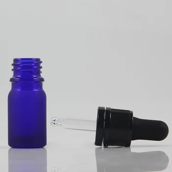 5ml prenosné sklenených fľaštičiek činidla oko kvapkadla drop éterické oleje fľašu s dieťaťom dôkaz kvapkadla