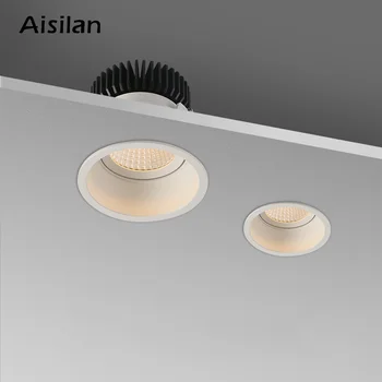 Aisilan LED Downlight 7W Okrúhle Zapustené Svietidlo Stropné Dole Svetlo Domova, Spálne, Kuchyne, Krytý Bodové Osvetlenie, AC 80-260V
