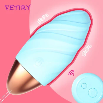 Dildo Vaginálny Vibrátor Masážne Loptu 10 Rýchlosti Stimulátor Klitorisu Vibračné Vajíčka, Sexuálne Hračky pre Ženy, Masturbácia, Diaľkové Ovládanie