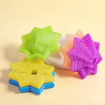 1PCS 3D Magic Star rubikova Kocka Deformácie Stavebných Blokov Dekompresný Veľkoobchod Detí Vzdelávacie Dekompresný Hračky