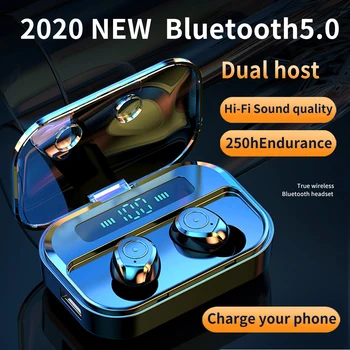 TWS Bezdrôtové Slúchadlá Bluetooth Slúchadlo bluetooth headset binaural mobilný telefón nabíjateľná