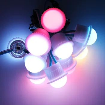 12V 26mm 3LEDs RGB Pixelov UCS1903 LED Modul WS2811 Digitálne Adresovateľné Veselé Zdroj Svetla Zábavný Park Ride Solar Žiarovky Lampy