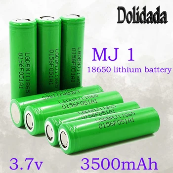 2022 Nové 100% Originálne MJ1 3,7 V 3500 MAH Lítiová Batéria 18650 Baterka Elektronická Cigareta 