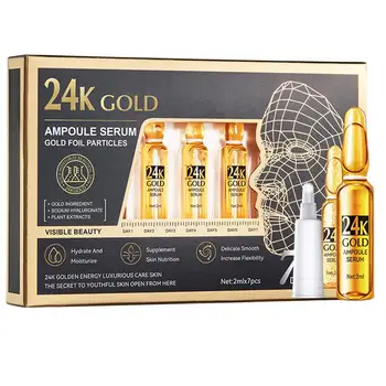 24K Gold Tvár, Pleťové Sérum Essence Anti-Aging Spevňujúce Vyhladzujúci Hydratačná Starostlivosť o Pleť