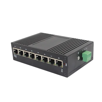 Priemyselné Siete Ethernet Switch S 5 10/100mbps Port Base-T DIN IP40 Priemyselné Siete Prepínač