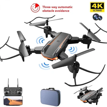 Nové Mini Drone 4K HD Kamera Tri-way Infračervené Prekážkou Vyhýbanie nadmorská Výška Hold Skladacia RC Quadcopter Chlapec Dary