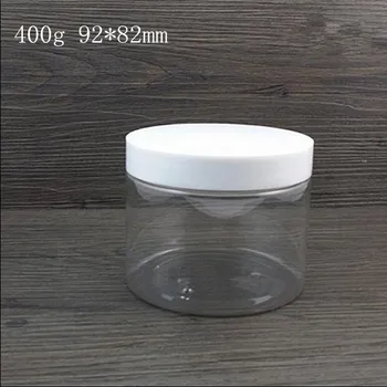400g/ml číreho Plastu Jar fľaša Veľkoobchod Maloobchod Originales Naplniteľné Kozmetické Smotana, Maslo, Med, Pilulka Prázdne Nádoby nádoby