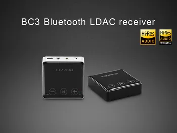 HX BC3 ES9018Q2C Hi-Res Audio Bezdrôtová LDAC Prijímač s Slúchadlový/OPT/Výstup Line