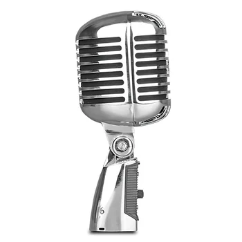 Vintage Štýl, Mikrofón pre SHURE Simulácia Klasické Retro Vokálny Dynamický Mikrofón pre Nahrávanie Live Výkon Karaoke