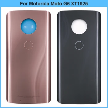 10PCS Nové Pre Motorola Moto G6 XT1925 Batérie Zadný Kryt Zadné Dvere G6 Sklenený Panel Bývanie Prípade Podvozku Nahradiť