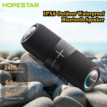 Nové vysokovýkonné Bezdrôtové Bluetooth Reproduktor Vonkajšie Prenosné Požičovňa Subwoofer Nepremokavé Caixa De Som HOPESTAR P36